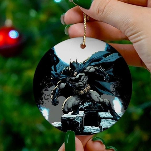 BATMAN EARTH 1 CHRISTMAS TREE ORNAMENT