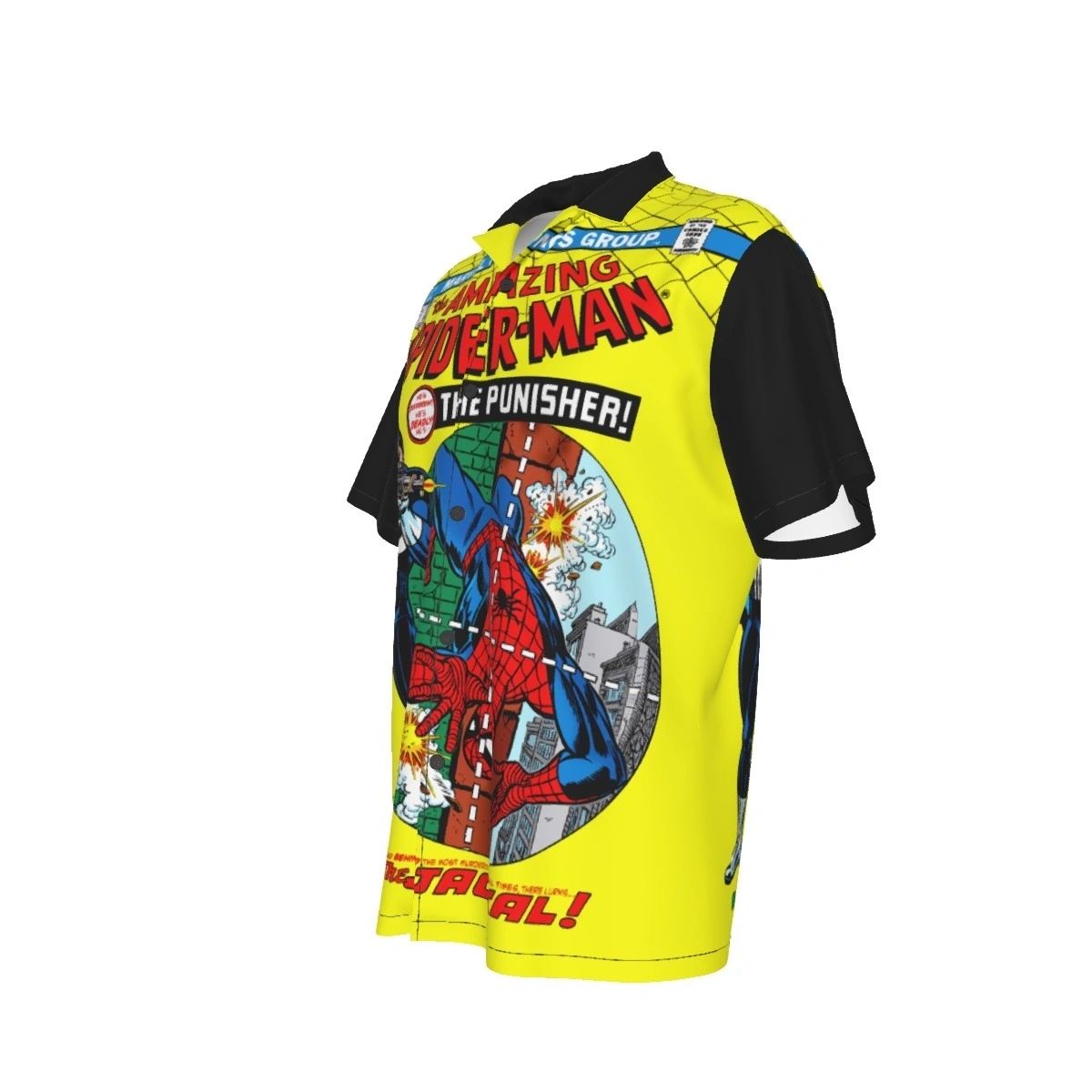 SPIDERMAN 129 READY ALL OVER SHIRT AND TANK TOP - WITH PUNISHER