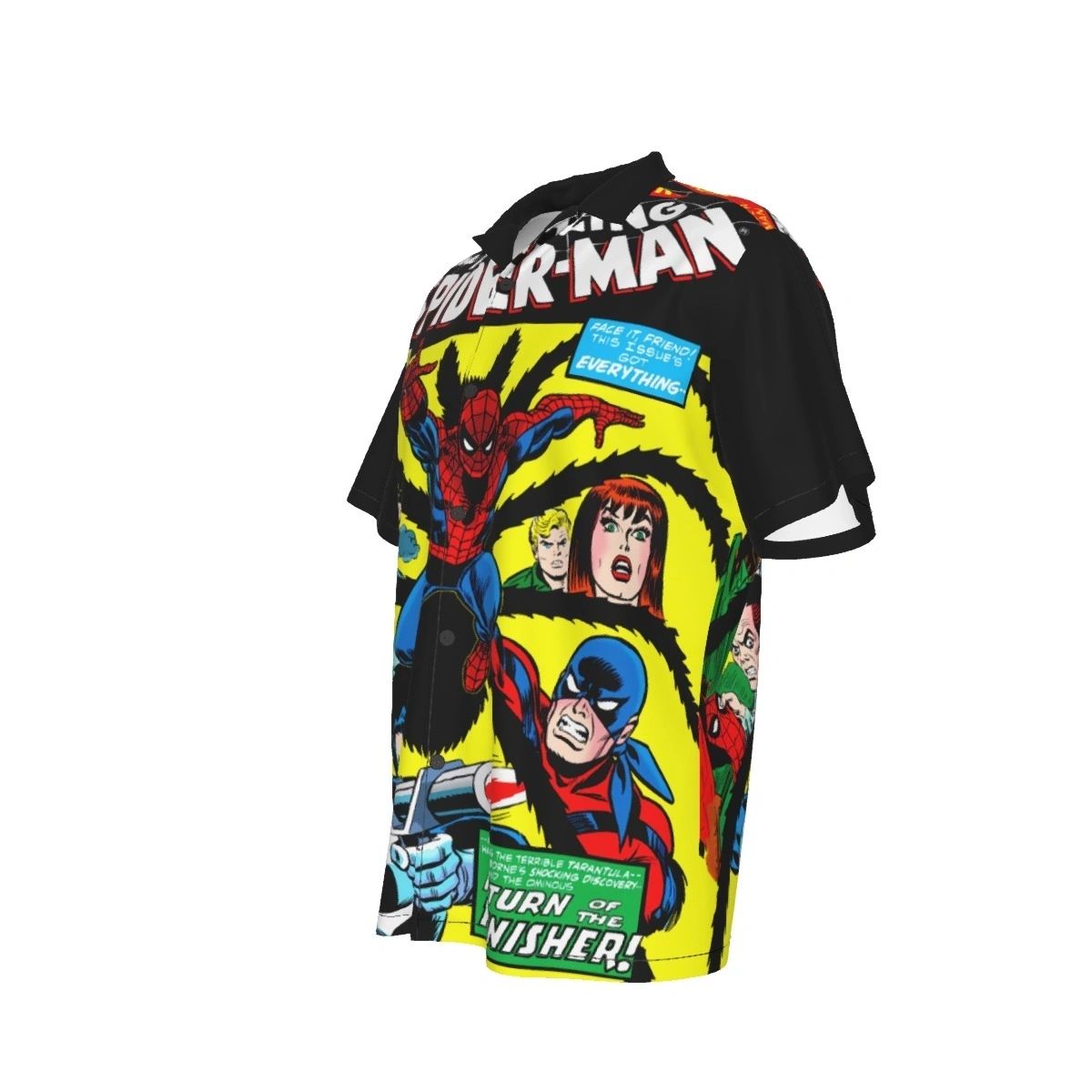 SPIDERMAN 135 ALL OVER SHIRT AND TANK TOP