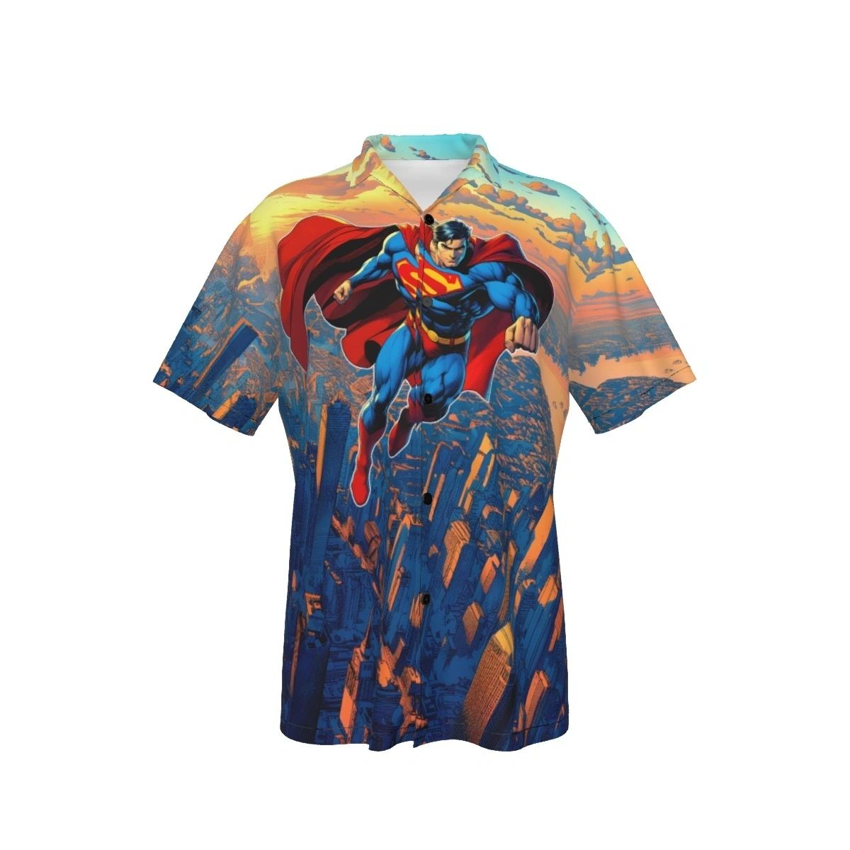 SUPERMAN EARTH 1 READY ALL OVER SHIRT AND TANK TOP - ORIGINAL ART