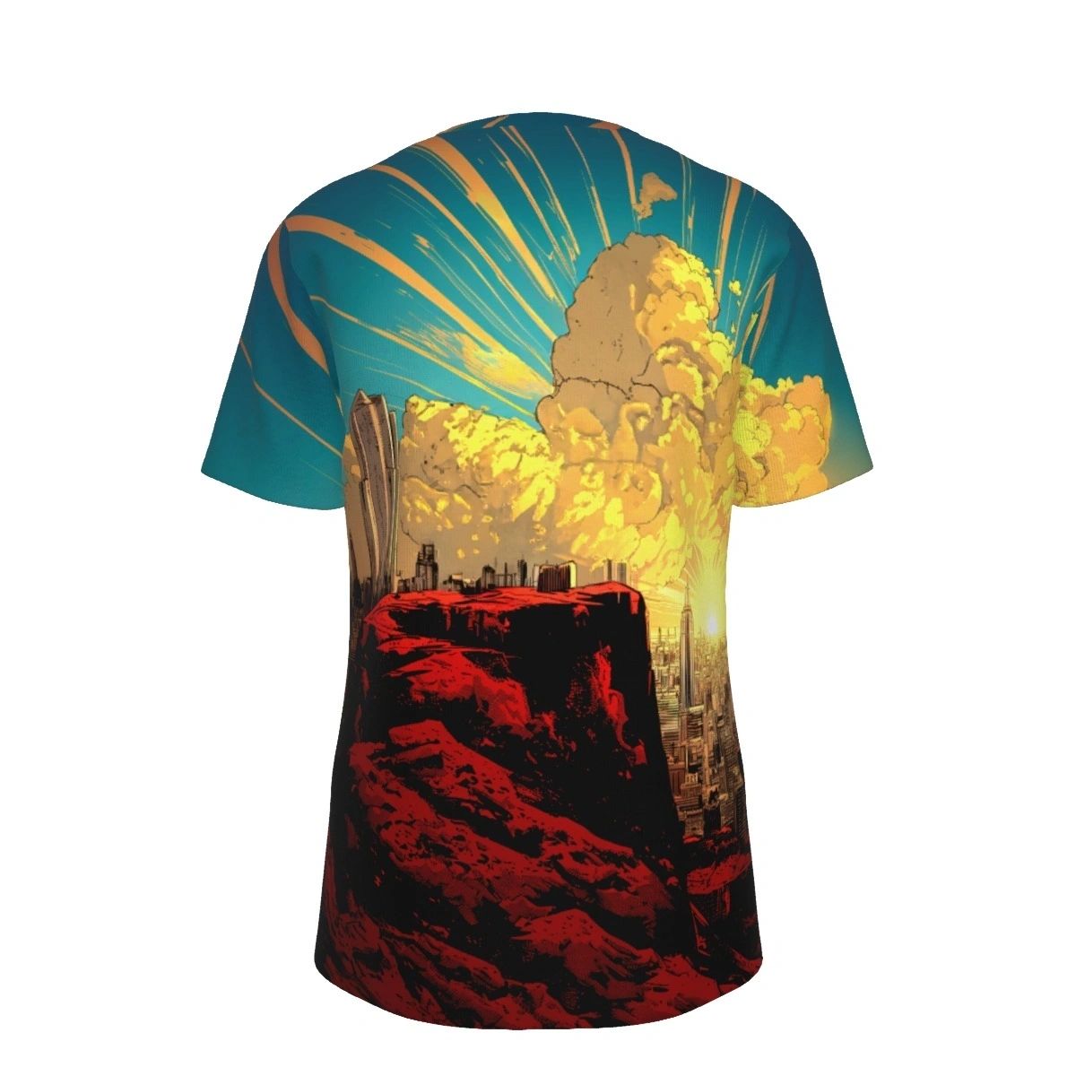 SUPERMAN EARTH 2 READY ALL OVER SHIRT AND TANK TOP - ORIGINAL ART