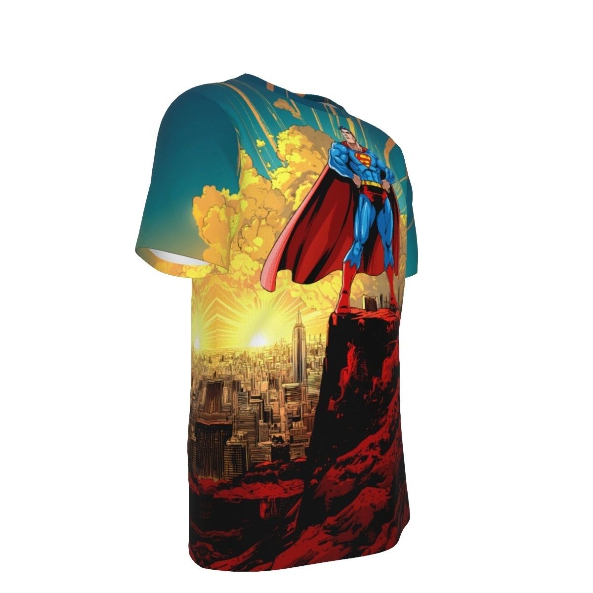 SUPERMAN EARTH 2 READY ALL OVER SHIRT AND TANK TOP - ORIGINAL ART