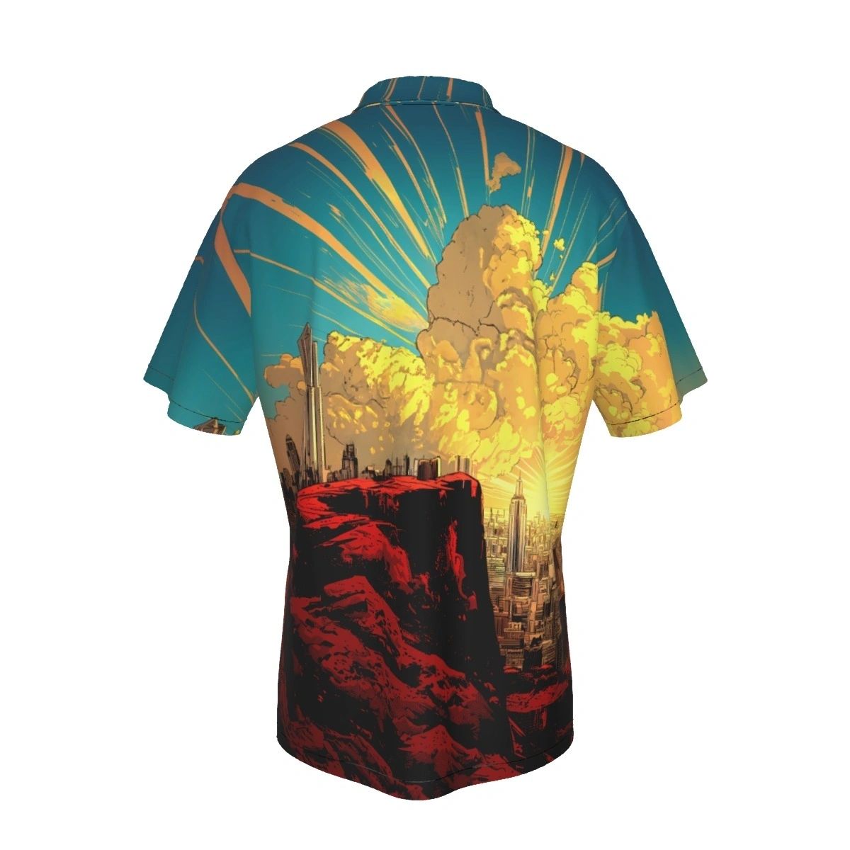 SUPERMAN EARTH 2 READY ALL OVER SHIRT AND TANK TOP - ORIGINAL ART