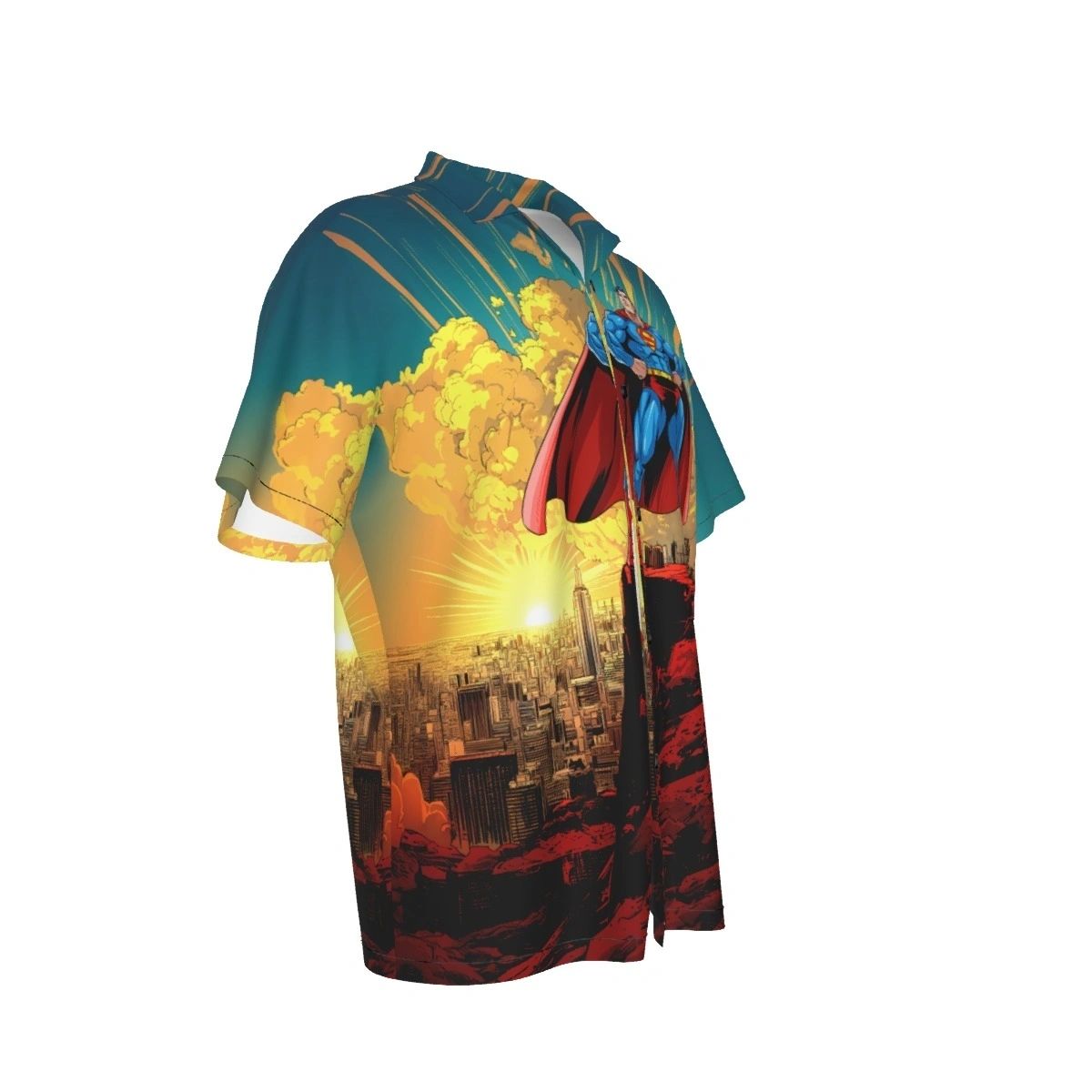 SUPERMAN EARTH 2 READY ALL OVER SHIRT AND TANK TOP - ORIGINAL ART