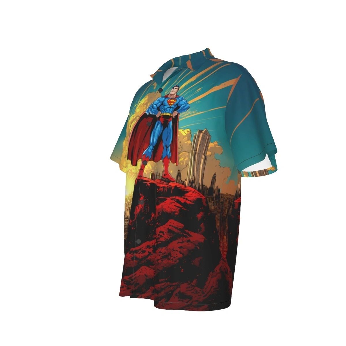 SUPERMAN EARTH 2 READY ALL OVER SHIRT AND TANK TOP - ORIGINAL ART