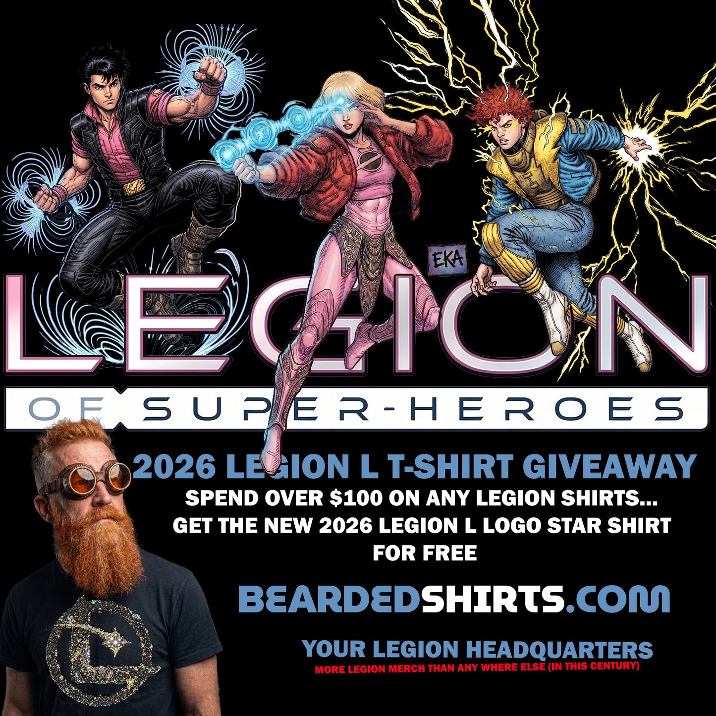 2026 LEGION L STAR LOGO SHIRT - FREE WITH QUALIFYING PURCHASE