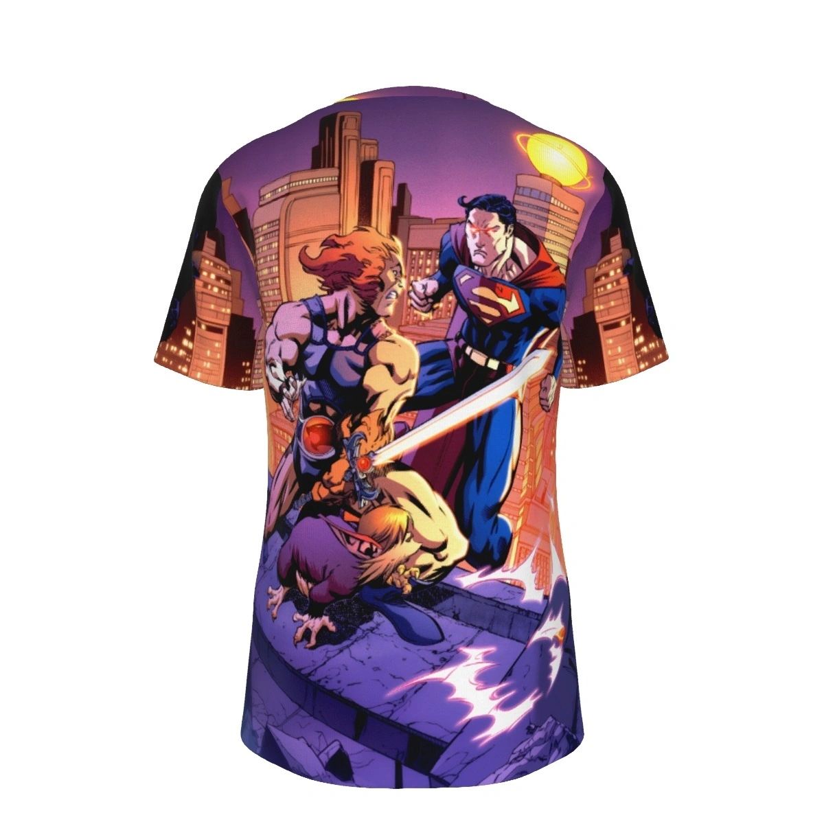 SUPERMAN & LION-O ALL OVER SHIRT AND TANK TOP -THUNDECATS