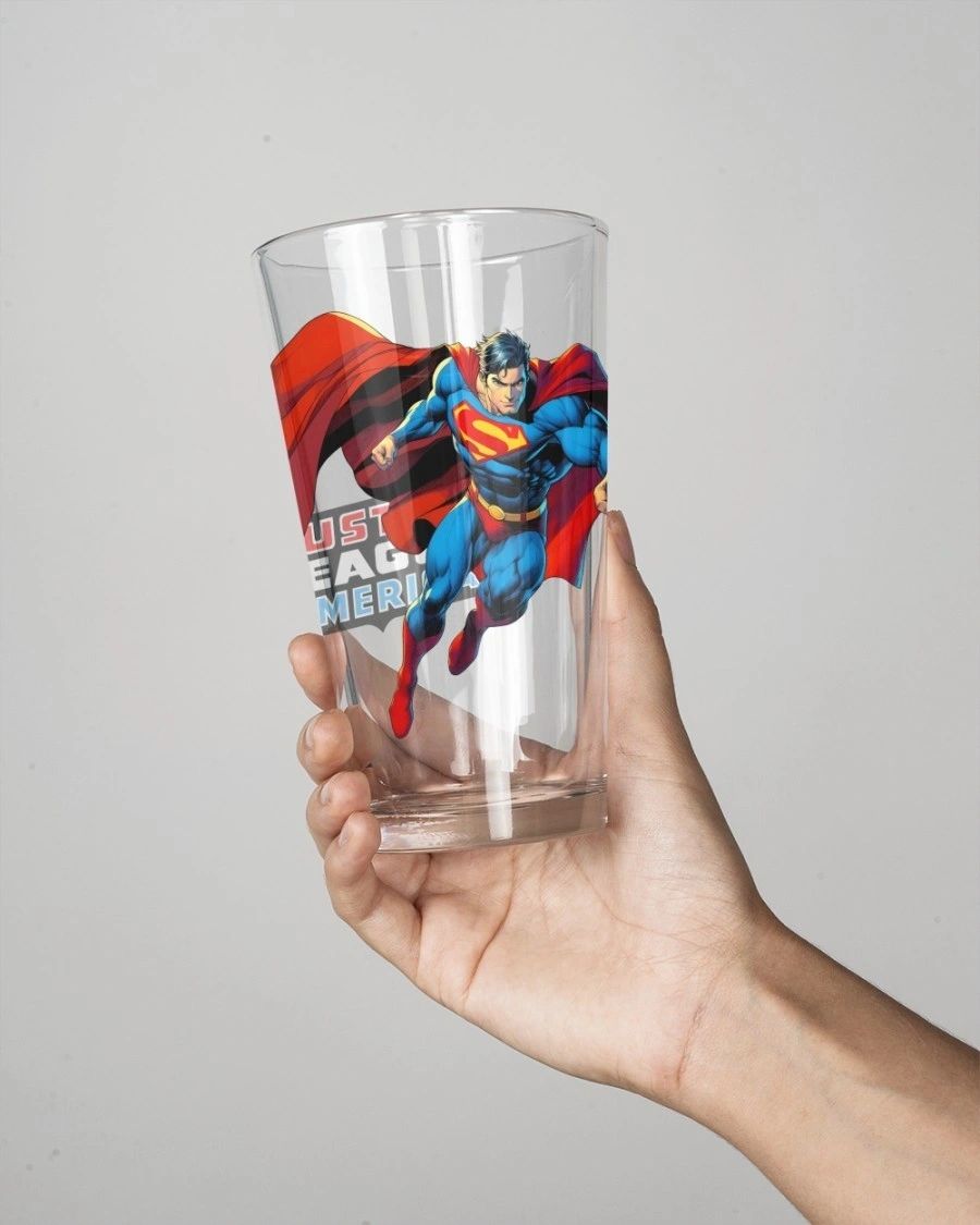 SUPERMAN EARTH 1 READY Pint Glass (with Free Shipping)