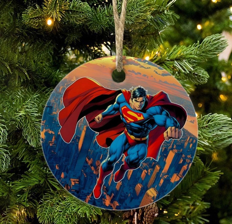 SUPERMAN EARTH 1 READY CHRISTMAS TREE ORNAMENT