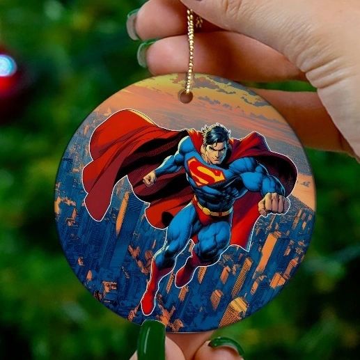 SUPERMAN EARTH 1 READY CHRISTMAS TREE ORNAMENT