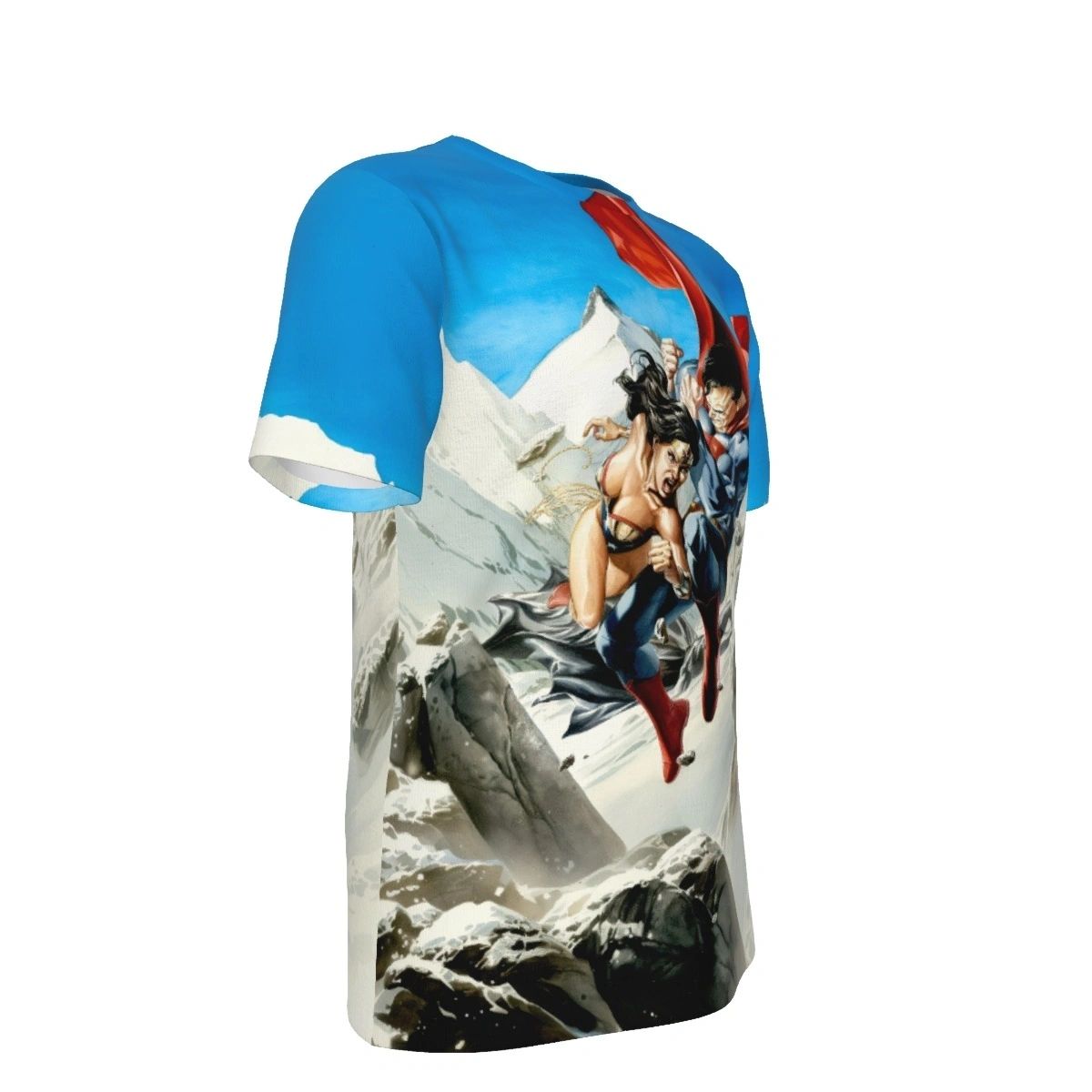 GREATEST BATTLES SUPERMAN VS WONDER WOMAN ALL OVER SHIRT AND TANK TOP