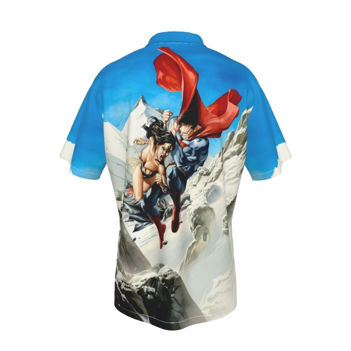 GREATEST BATTLES SUPERMAN VS WONDER WOMAN ALL OVER SHIRT AND TANK TOP