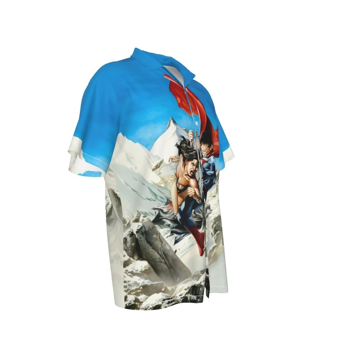 GREATEST BATTLES SUPERMAN VS WONDER WOMAN ALL OVER SHIRT AND TANK TOP