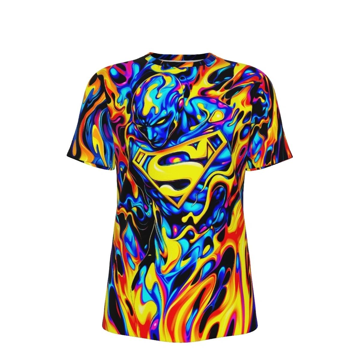 SUPERMAN OF MOLTEN STEEL ALL OVER SHIRT AND TANK TOP