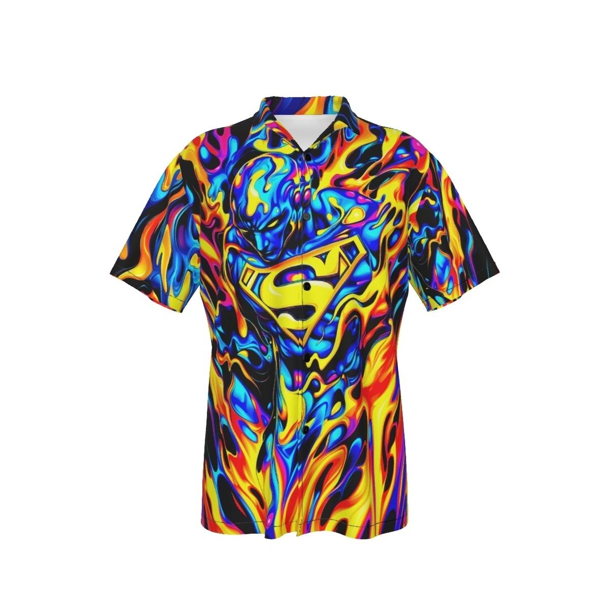 SUPERMAN OF MOLTEN STEEL ALL OVER SHIRT AND TANK TOP