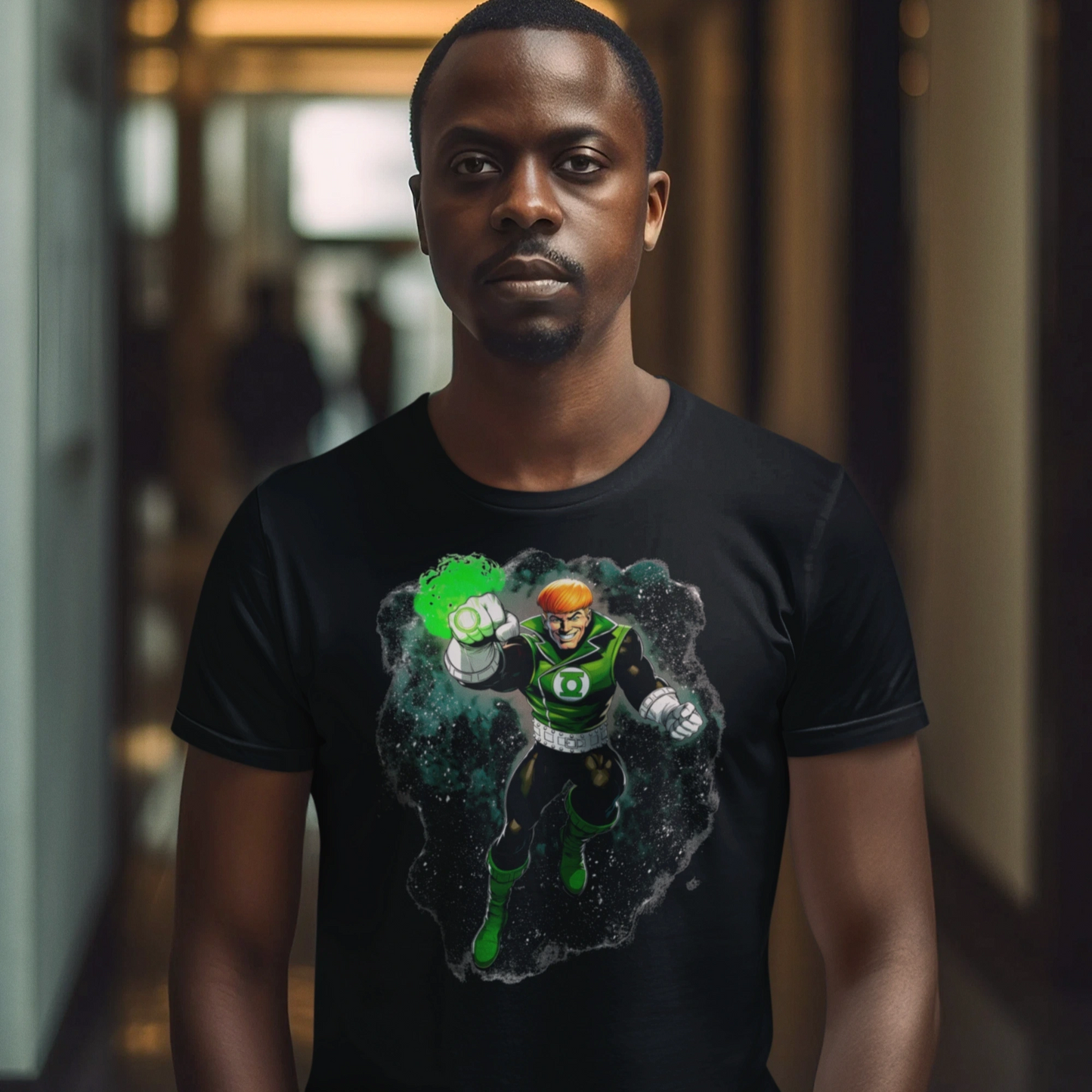 GUY GARDNER READY ALL OVER SHIRT AND TANK TOP - ORIGINAL ART