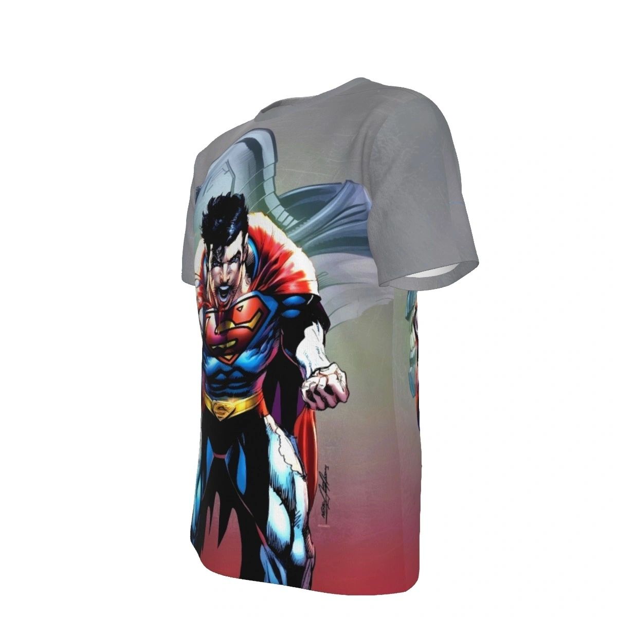 COMING OF SUPERMEN 6 ALL OVER PRINT SHIRT AND TANK TOP - NEAL ADAMS