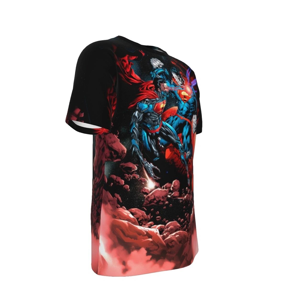 CYBORG SUPERMAN VS BIZARRO ALL OVER PRINT SHIRT AND TANK TOP