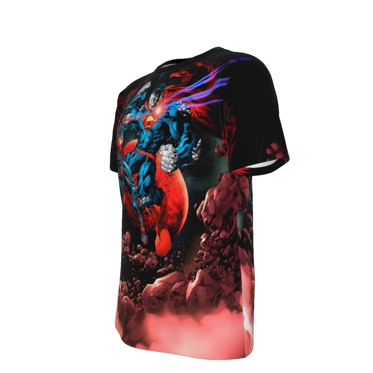 CYBORG SUPERMAN VS BIZARRO ALL OVER PRINT SHIRT AND TANK TOP