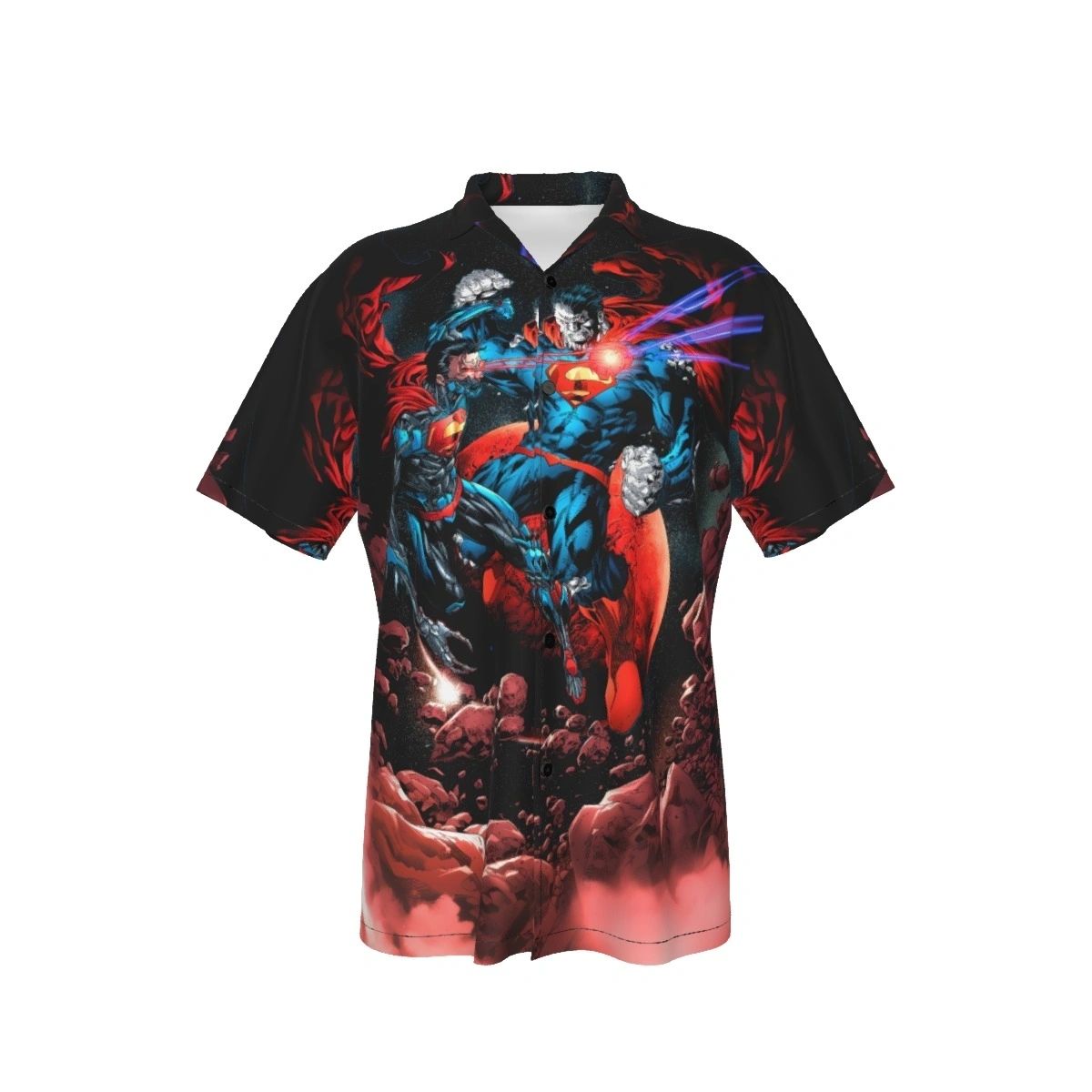 CYBORG SUPERMAN VS BIZARRO ALL OVER PRINT SHIRT AND TANK TOP