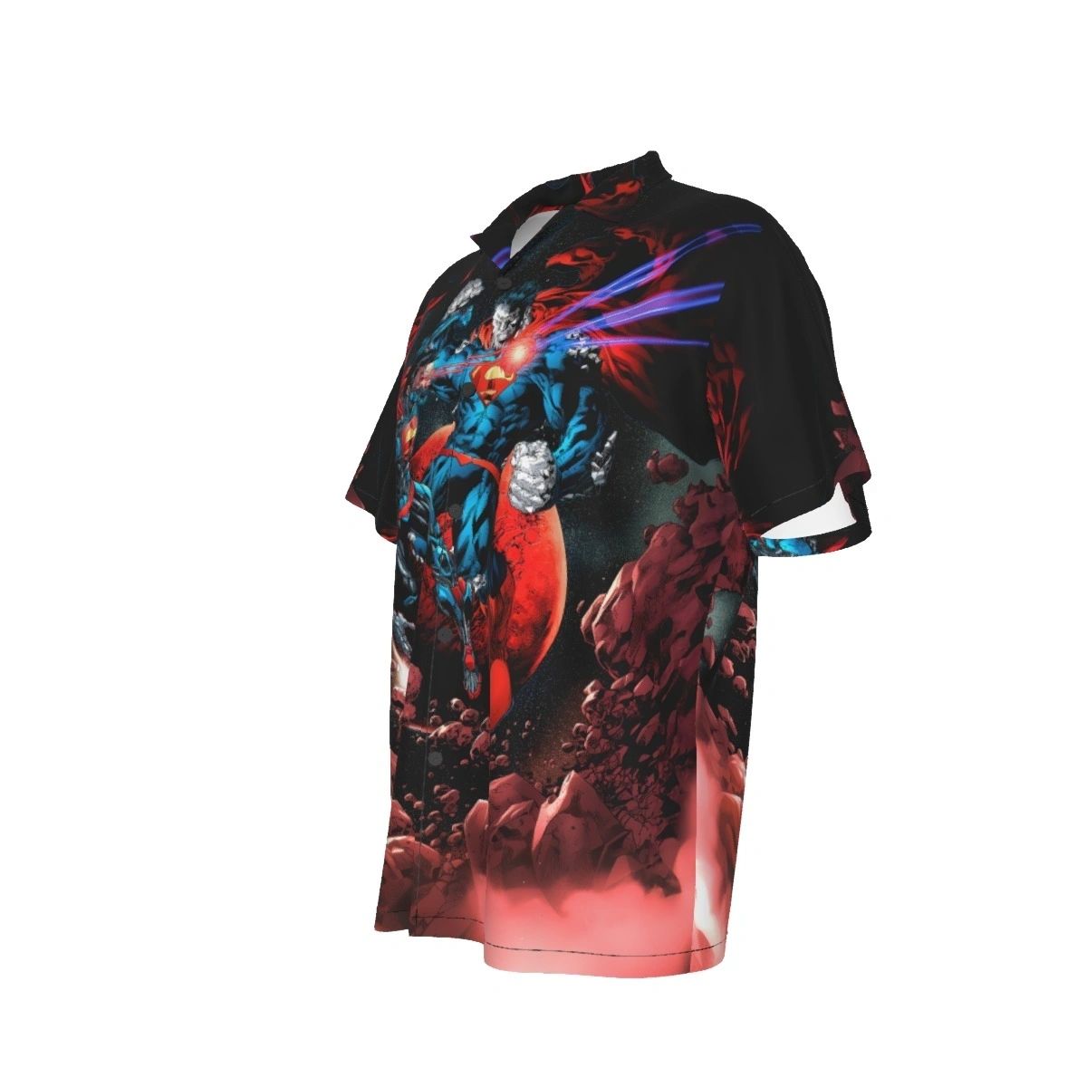 CYBORG SUPERMAN VS BIZARRO ALL OVER PRINT SHIRT AND TANK TOP