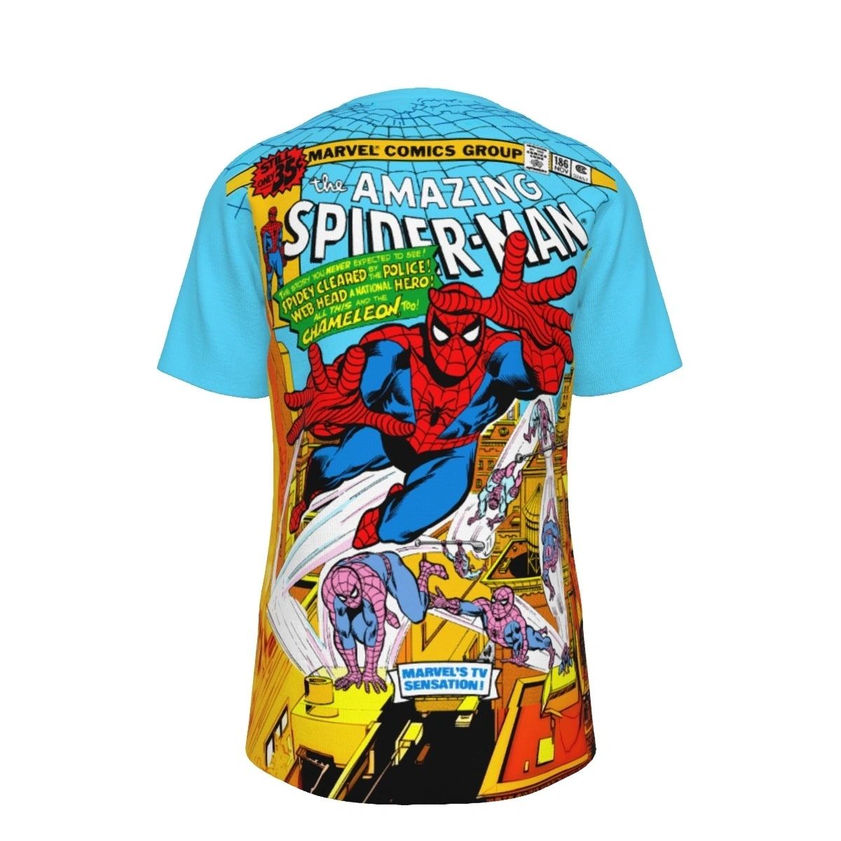 AMAZING SPIDERMAN 185 ALL OVER PRINT SHIRT AND TANK TOP