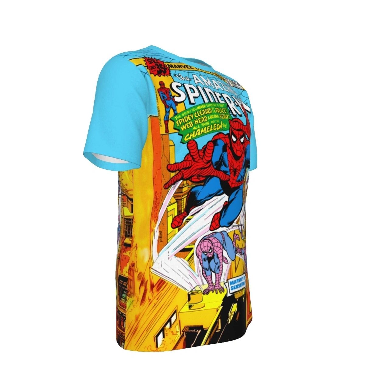 AMAZING SPIDERMAN 185 ALL OVER PRINT SHIRT AND TANK TOP