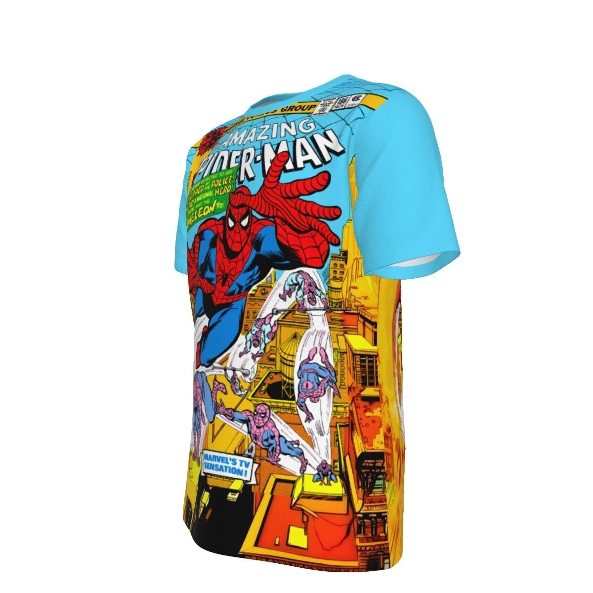 AMAZING SPIDERMAN 185 ALL OVER PRINT SHIRT AND TANK TOP