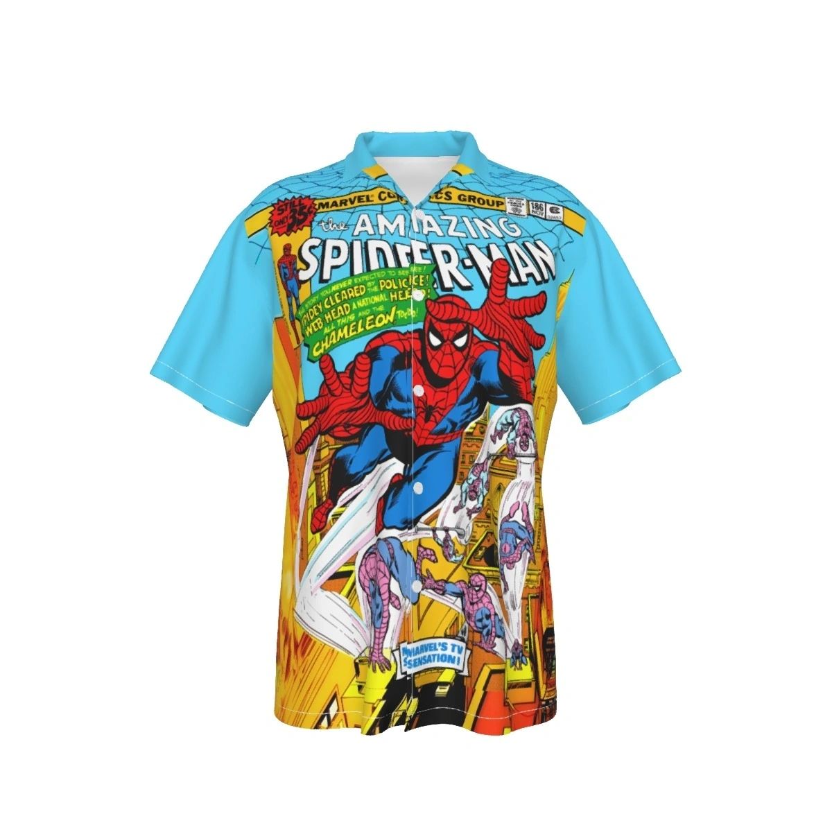 AMAZING SPIDERMAN 185 ALL OVER PRINT SHIRT AND TANK TOP