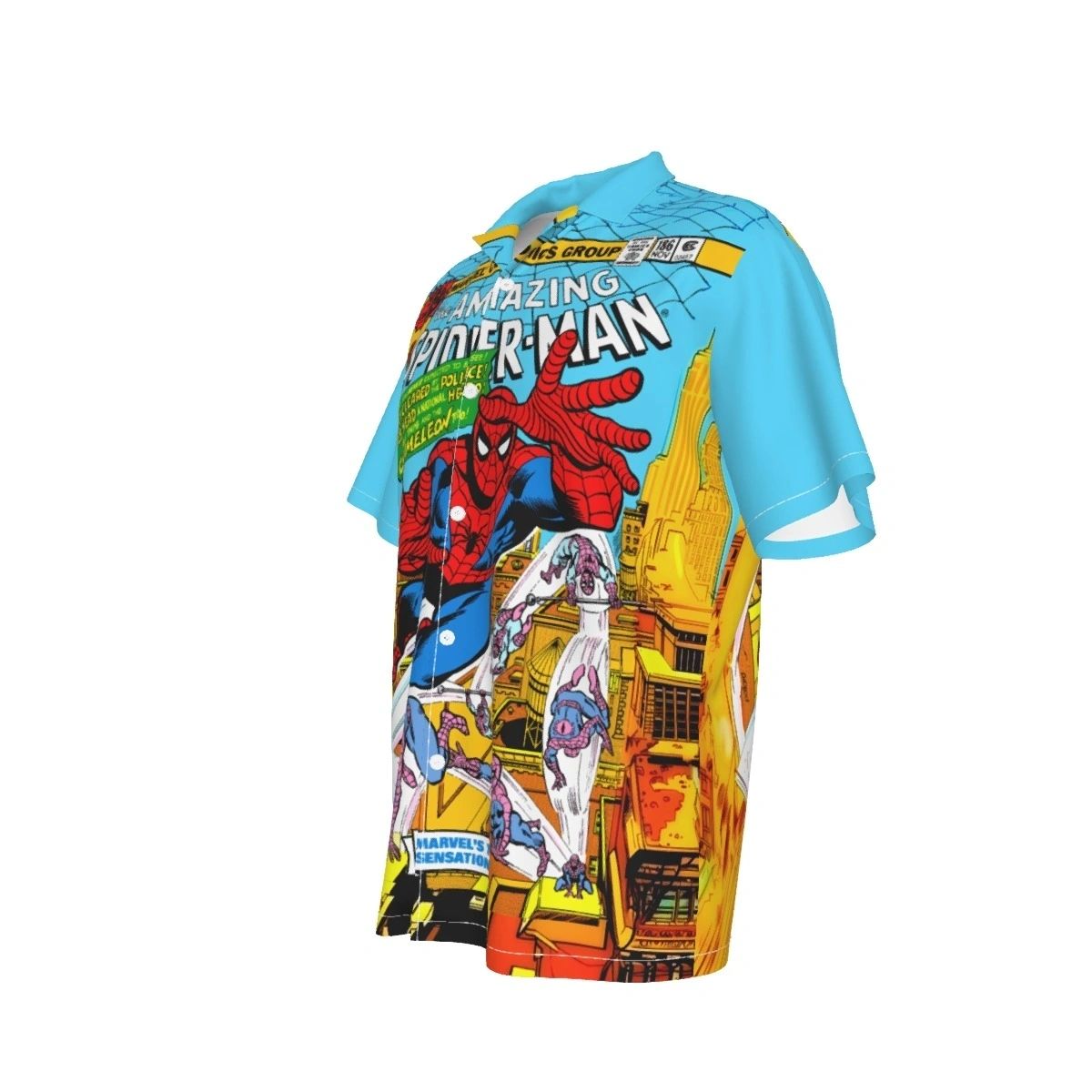 AMAZING SPIDERMAN 185 ALL OVER PRINT SHIRT AND TANK TOP