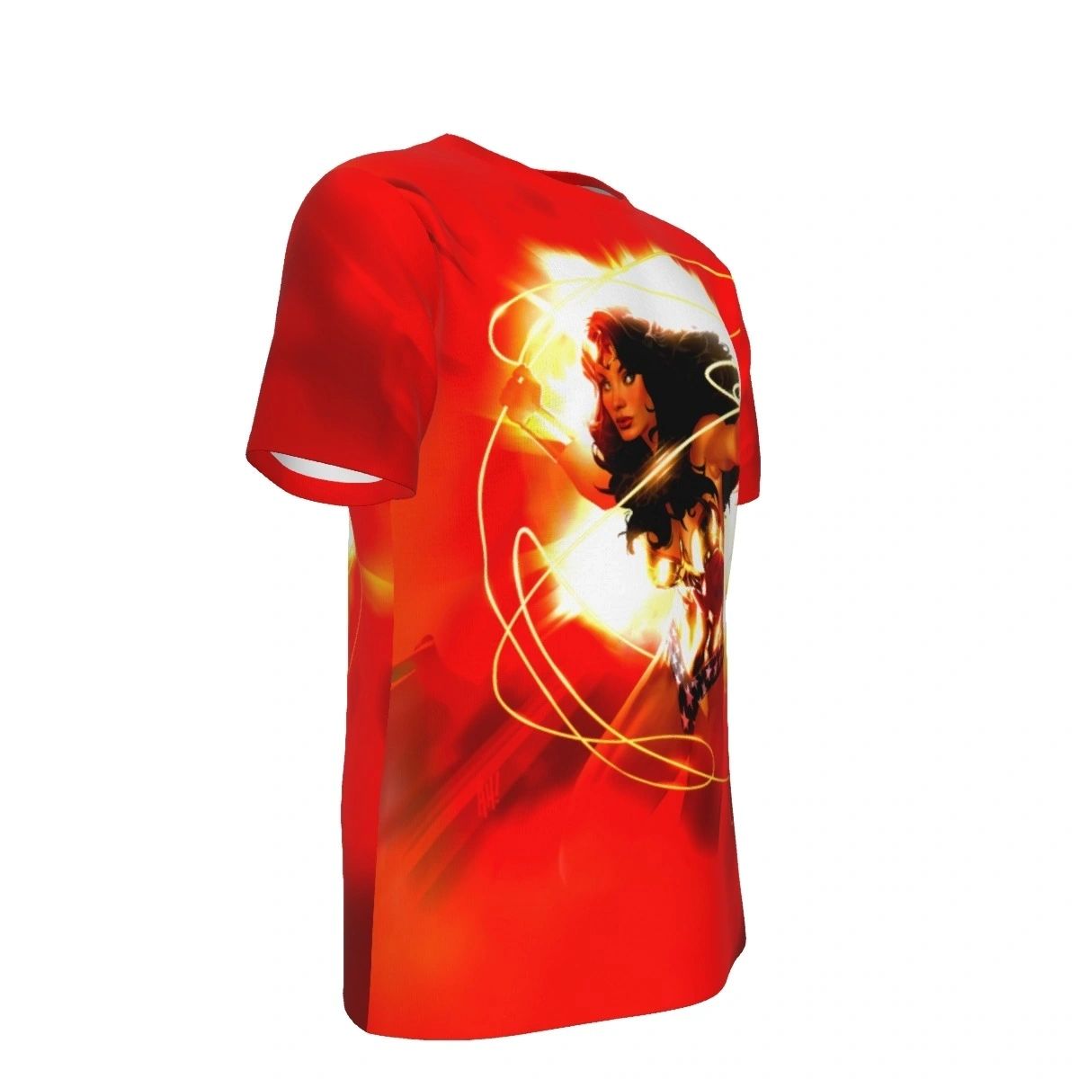 WONDER WOMAN RED ALL OVER PRINT SHIRT AND TANK TOP - ADAM HUGHS