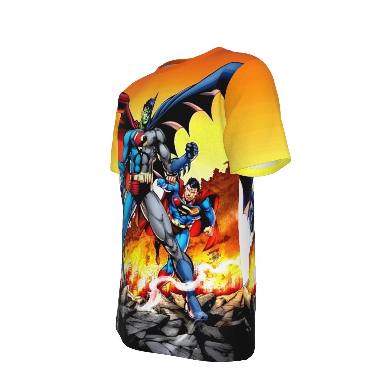 SUPERMAN BATMAN 13 ALL OVER PRINT SHIRT AND TANK TOP