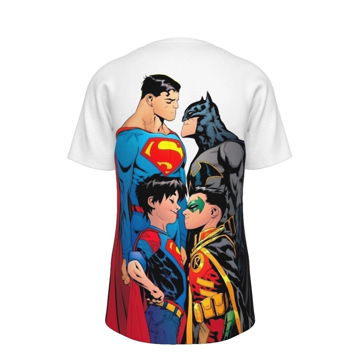 SUPERMAN BATMAN AND SONS ALL OVER PRINT SHIRT AND TANK TOP