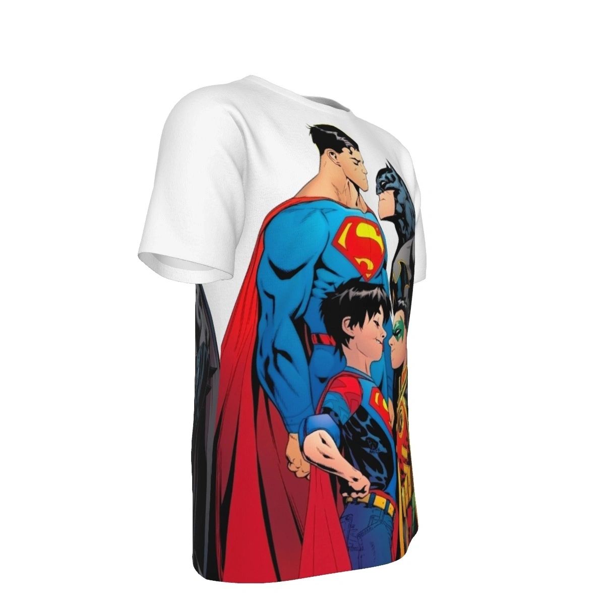 SUPERMAN BATMAN AND SONS ALL OVER PRINT SHIRT AND TANK TOP