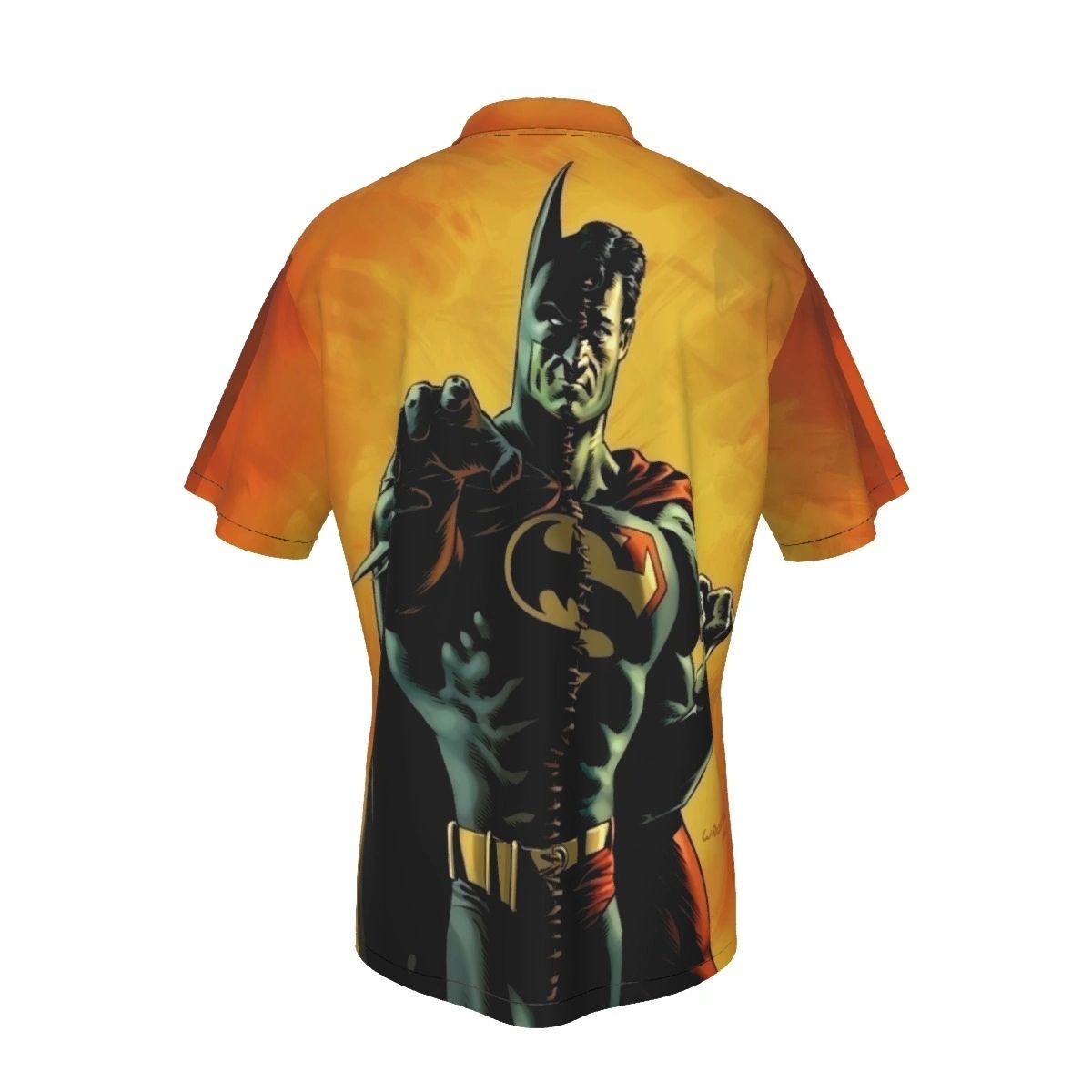 COMPOSITE SUPERMAN ALL OVER PRINT SHIRT AND TANK TOP - BERNIE WRIGHTSON ART