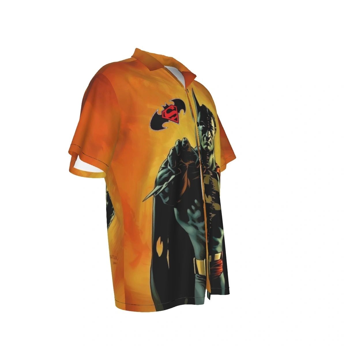 COMPOSITE SUPERMAN ALL OVER PRINT SHIRT AND TANK TOP - BERNIE WRIGHTSON ART