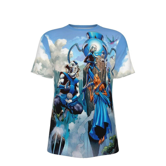 BLUE LANTERNS WORLD ALL OVER PRINT SHIRT AND TANK TOP - REFRESH
