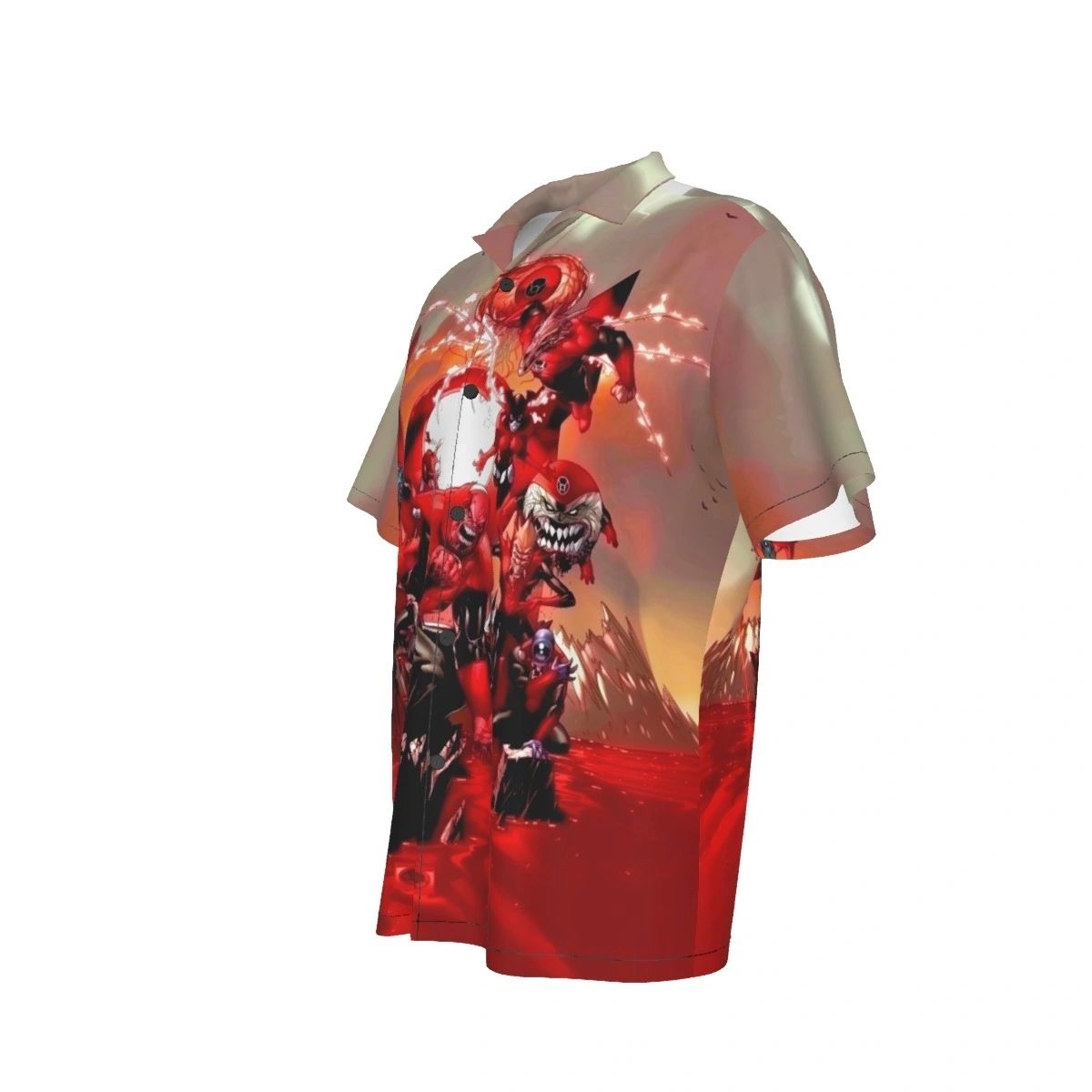 RED LANTERNS WORLD ALL OVER PRINT SHIRT AND TANK TOP