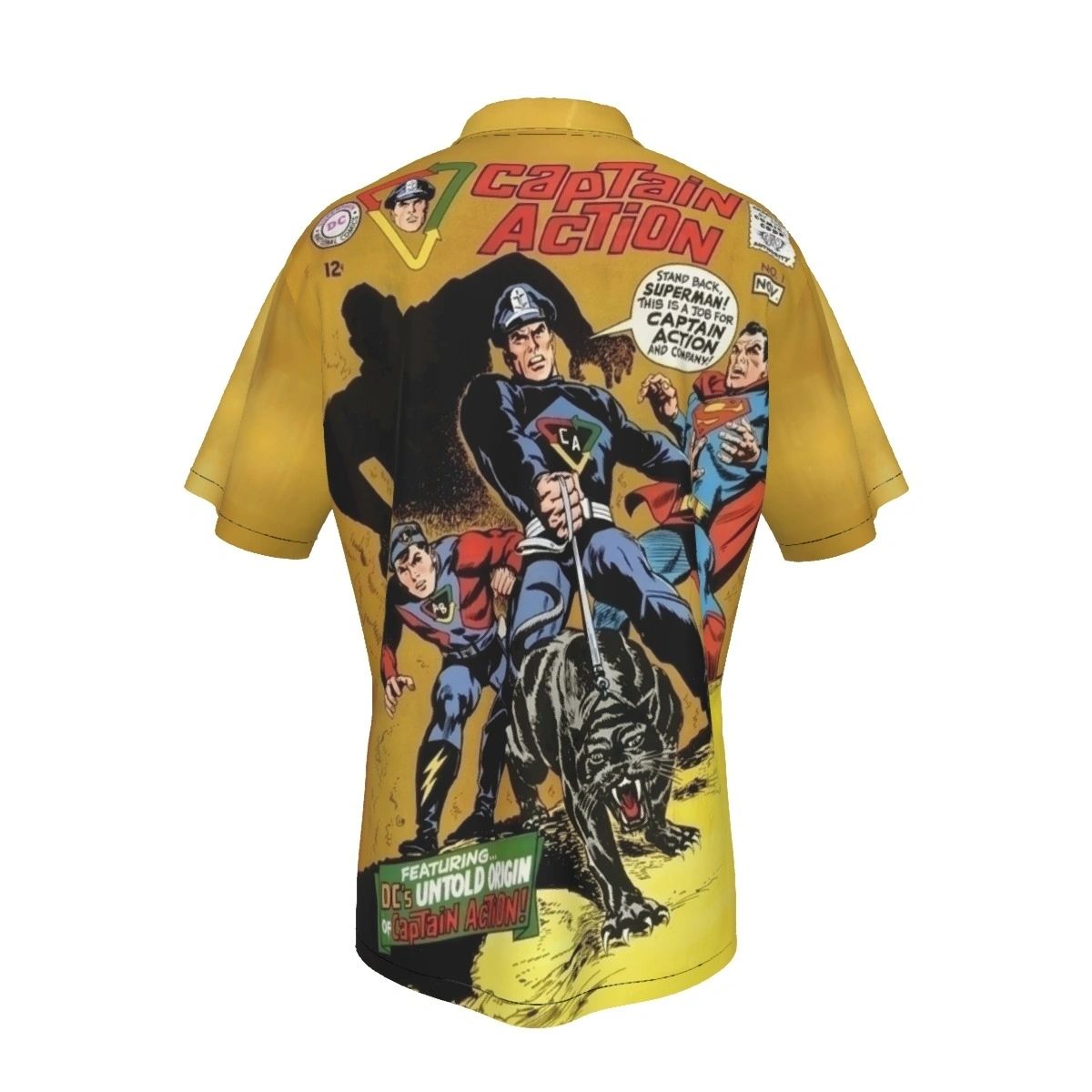 CAPTAIN ACTION 1 ALL OVER PRINT SHIRT AND TANK TOP