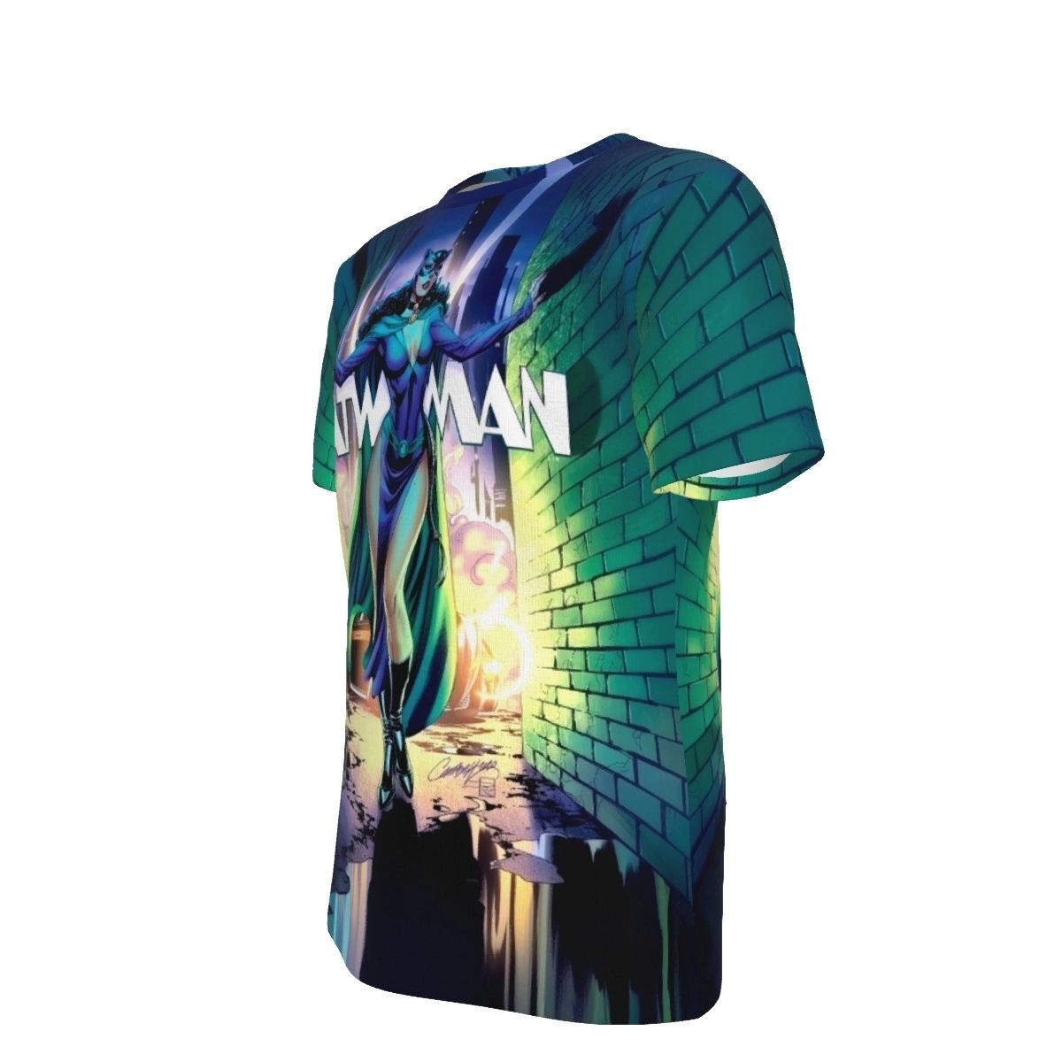CATWOMAN 80 ALL OVER PRINT SHIRT AND TANK TOP