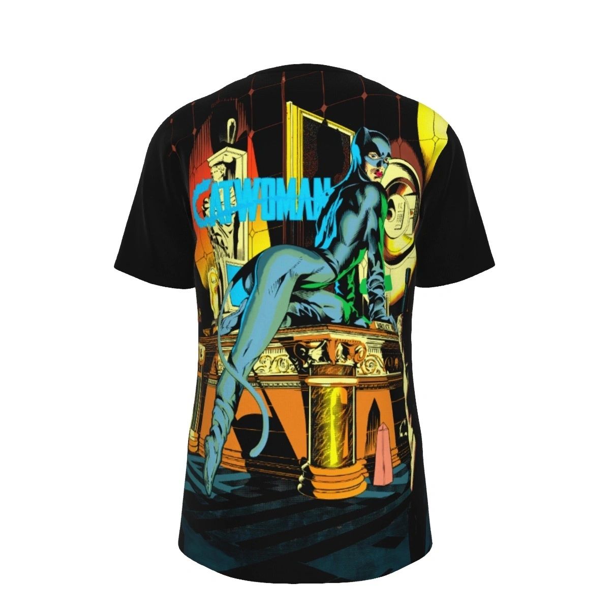 CATWOMAN PINUP ALL OVER PRINT SHIRT AND TANK TOP