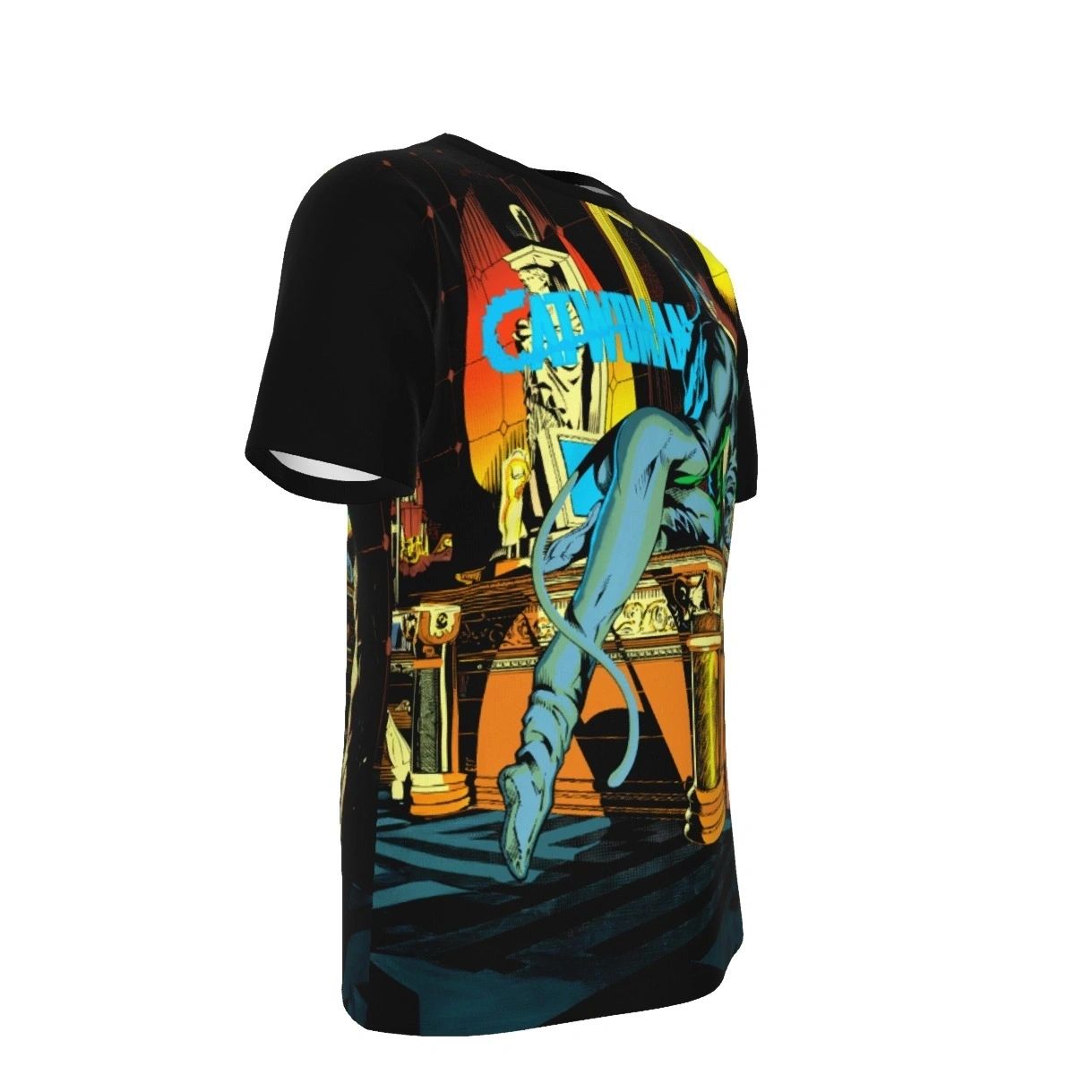 CATWOMAN PINUP ALL OVER PRINT SHIRT AND TANK TOP