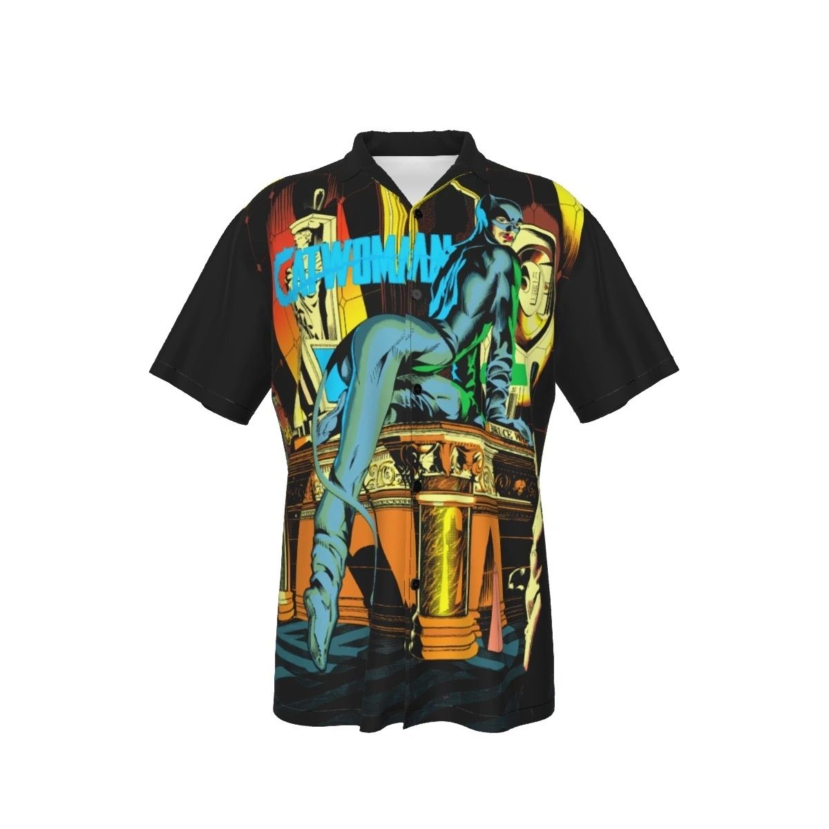 CATWOMAN PINUP ALL OVER PRINT SHIRT AND TANK TOP