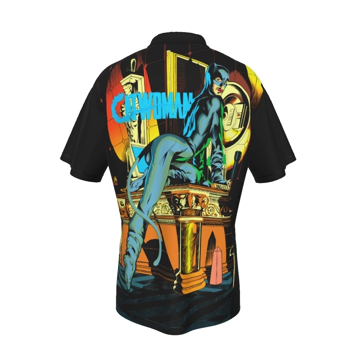 CATWOMAN PINUP ALL OVER PRINT SHIRT AND TANK TOP