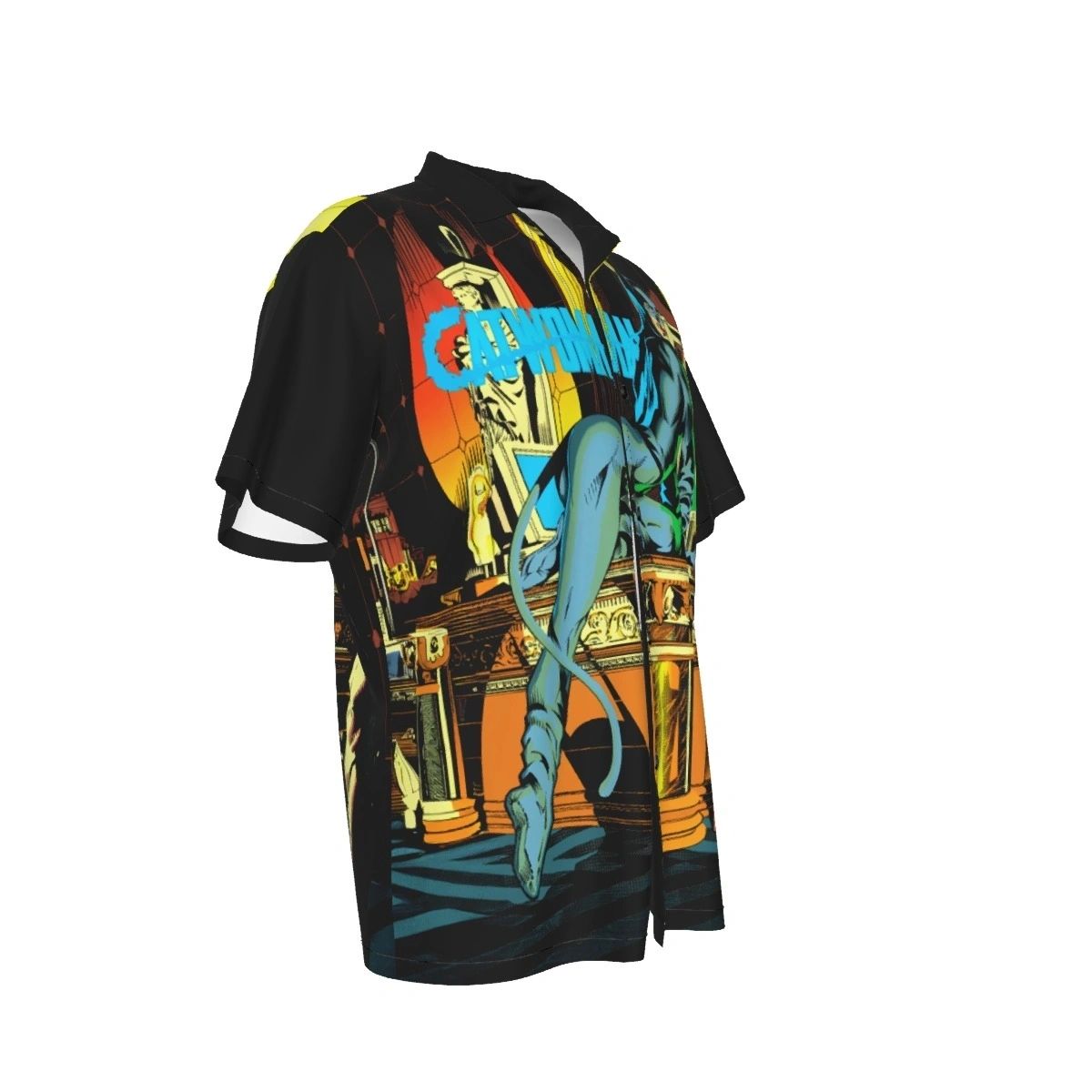 CATWOMAN PINUP ALL OVER PRINT SHIRT AND TANK TOP