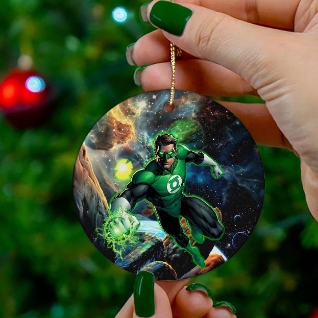 JLA HAL JORDAN READY CHRISTMAS TREE ORNAMENT