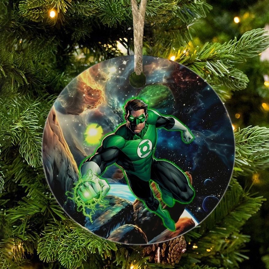 JLA HAL JORDAN READY CHRISTMAS TREE ORNAMENT