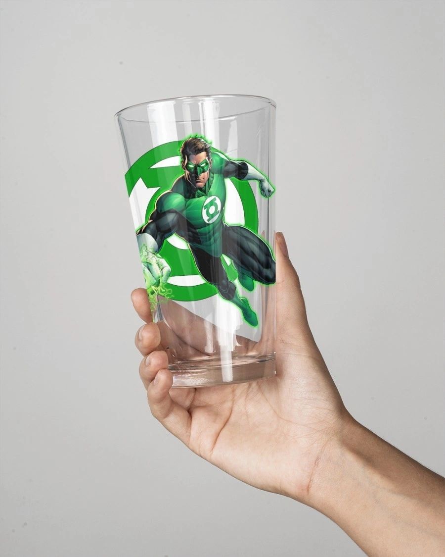 HAL JORDAN GREEN LANTERN READY Pint Glass (with Free Shipping)