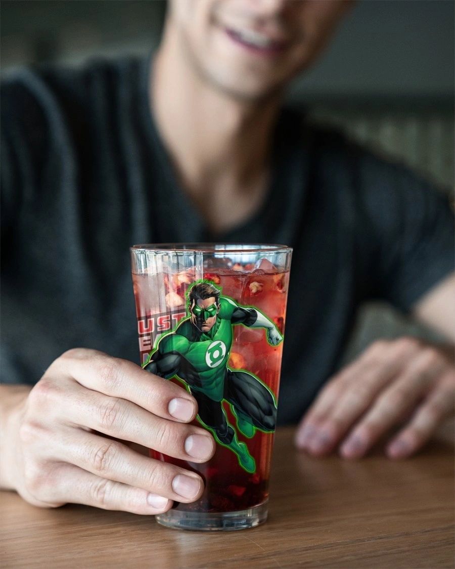 JLA HAL JORDAN READY Pint Glass (with Free Shipping)