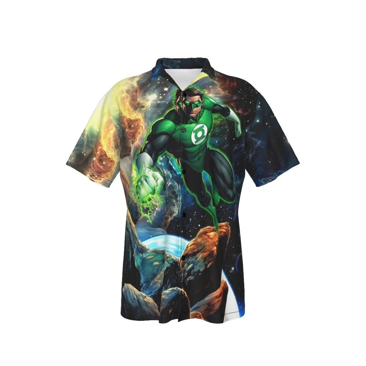 HAL JORDAN JLA READY ALL OVER PRINT SHIRT AND TANK TOP